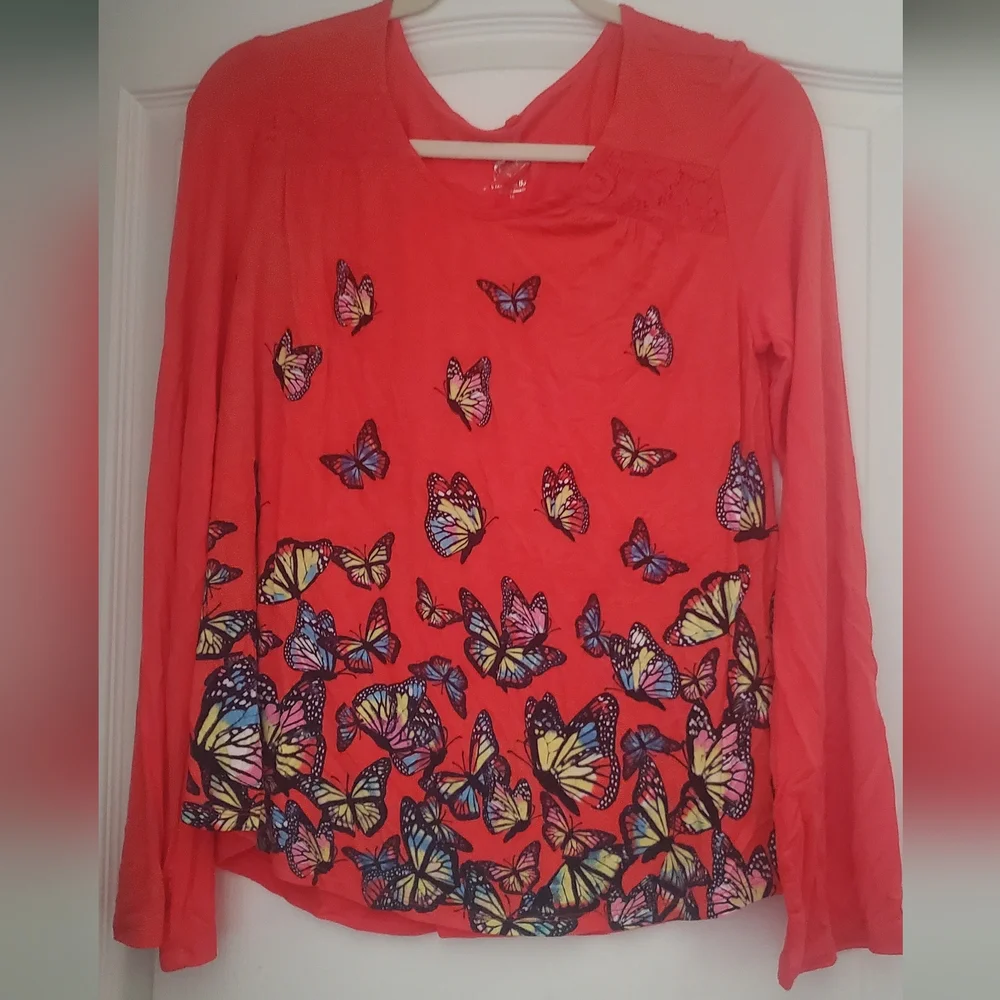 NWOT Justice Long Sleeve Tee - Picture 1 of 3